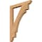 Ekena Millwork Merced Slat Smooth Bracket, Western Red Cedar, 3 1/2"W x 32"D x 44"H BKT04X32X44MRC06SWR - alternate 1